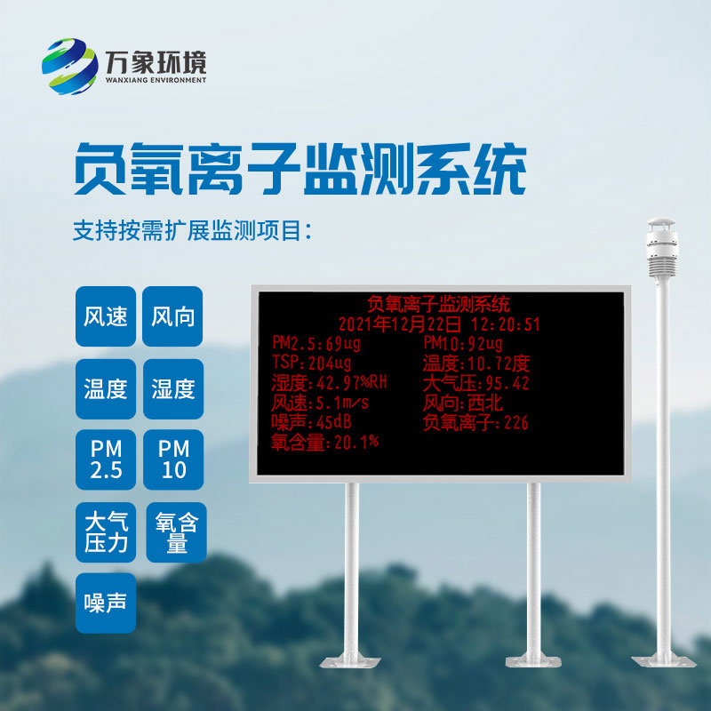 大氣負(fù)氧離子自動(dòng)監(jiān)測(cè)系統(tǒng)：環(huán)境監(jiān)測(cè)領(lǐng)域的科技先鋒