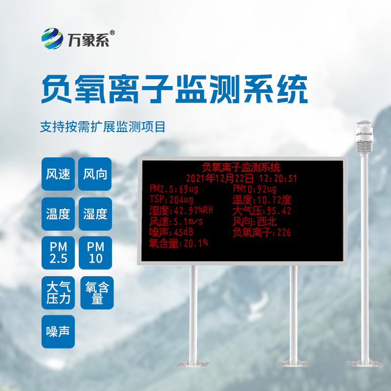 多參數監(jiān)測，全方位守護：大氣負氧離子自動監(jiān)測系統(tǒng)