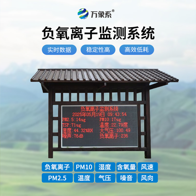 防腐木韻，清新呼吸：景區(qū)空氣負氧離子監(jiān)測儀