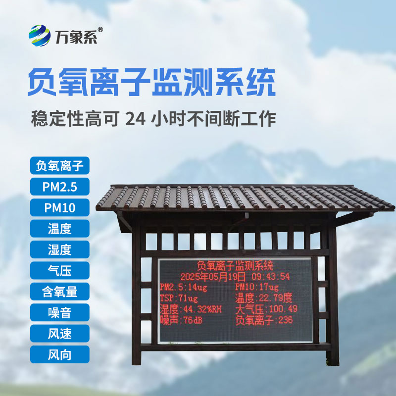 守護公園好空氣：公園負(fù)氧離子監(jiān)測站點亮生態(tài)預(yù)警